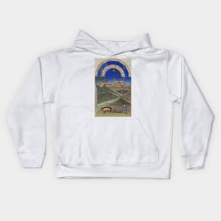 Très Riches Heures du Berry - Frères de Limbourg Kids Hoodie